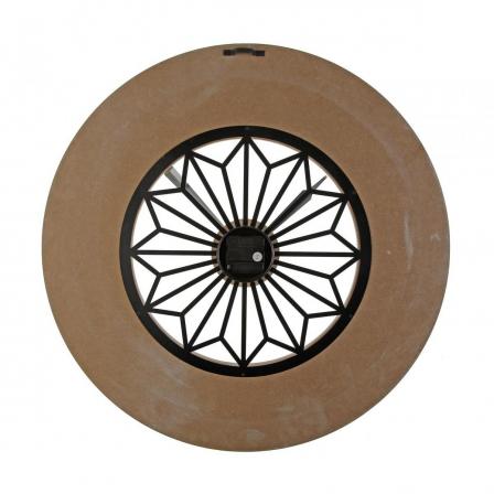 RELOJ PARED MADERA ESTRELLA