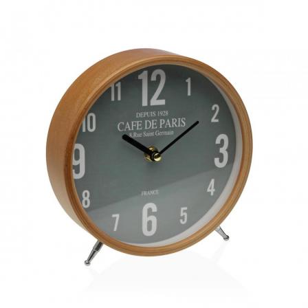 RELOJ DE MESA VERDE CAFÉ DE PARIS 18,5CM