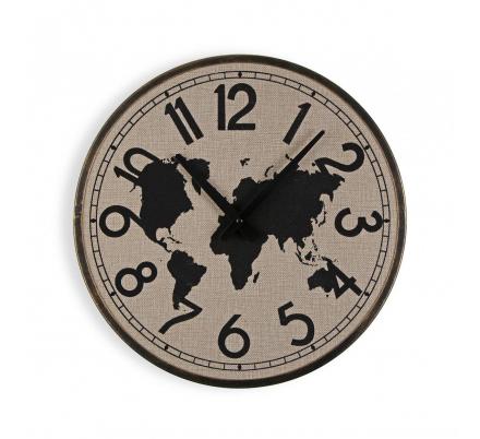 RELOJ DE PARED MAPA 40CM