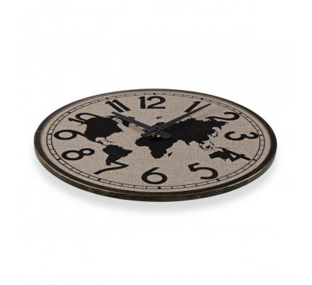 RELOJ DE PARED MAPA 40CM