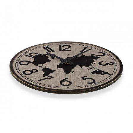 RELOJ DE PARED MAPA 40CM