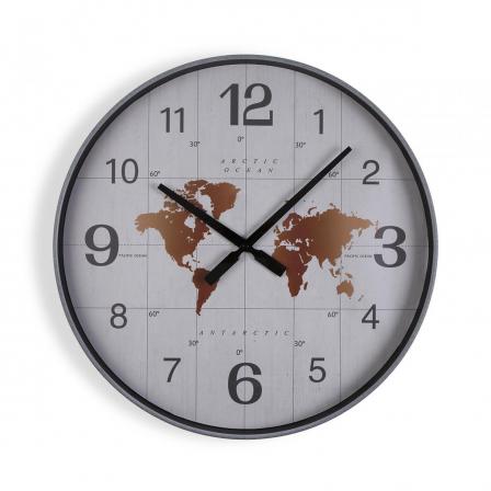 RELOJ DE PARED MAPA 50,8CM