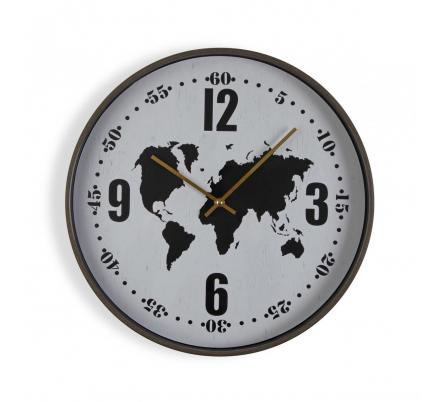 RELOJ DE PARED MAPA 40,6CM