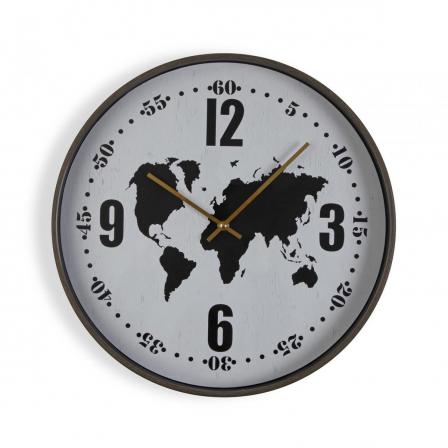 RELOJ DE PARED MAPA 40,6CM