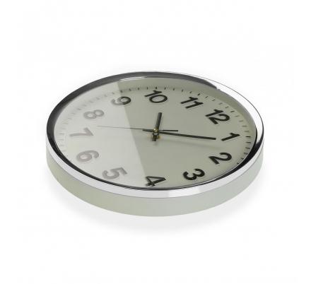 RELOJ DE PARED BLANCO 32 CM