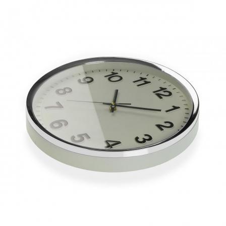RELOJ DE PARED BLANCO 32 CM