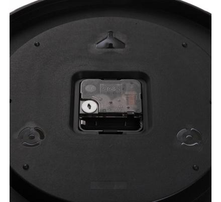 RELOJ DE PARED VESTA NEGRO 30 CM