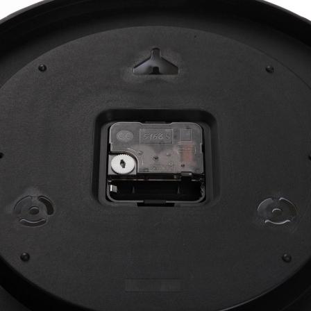 RELOJ DE PARED VESTA NEGRO 30 CM