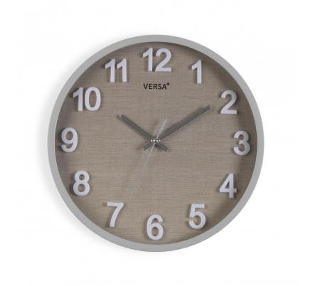RELOJ DE PARED VESTA GRIS 30 CM