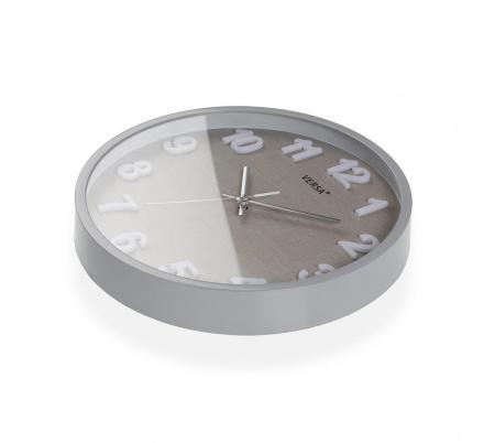 RELOJ DE PARED VESTA GRIS 30 CM