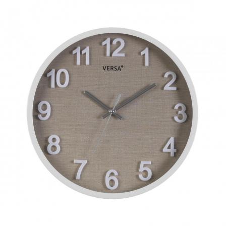 RELOJ DE PARED VESTA BLANCO 30 CM