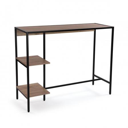 SET MESA Y 2 TABURETES MADERA CLARA