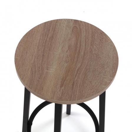 SET MESA Y 2 TABURETES MADERA CLARA