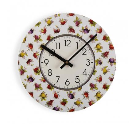 RELOJ MADERA STRAWBERRY 29CM