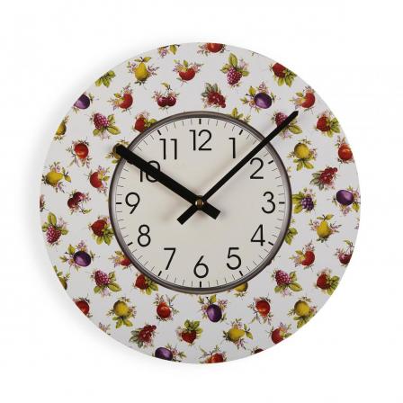 RELOJ MADERA STRAWBERRY 29CM