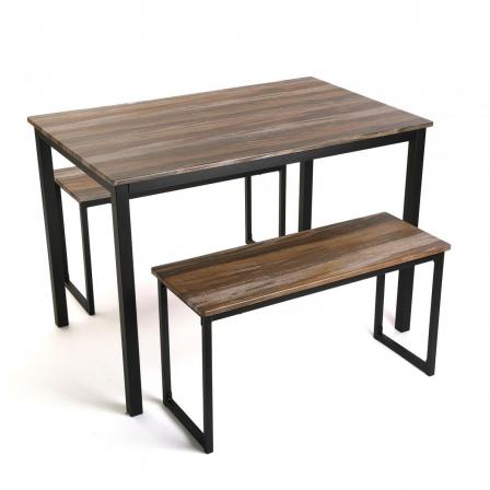 SET MESA CON DOS BANCOS