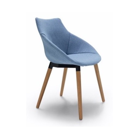Silla Diseño Tapizada Modelo Greta - Varios Colores