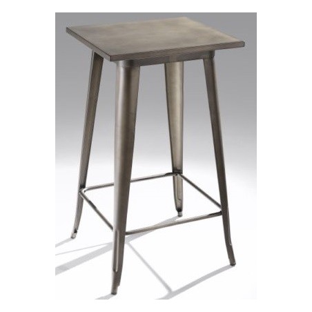 Mesa Alta Estilo Industrial Modelo Grappa - Varios Colores Mesa Alta Estilo Industrial Modelo Grappa - Varios Colores
