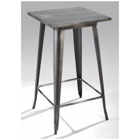 Mesa Alta Estilo Industrial Modelo Grappa - Varios Colores Mesa Alta Estilo Industrial Modelo Grappa - Varios Colores