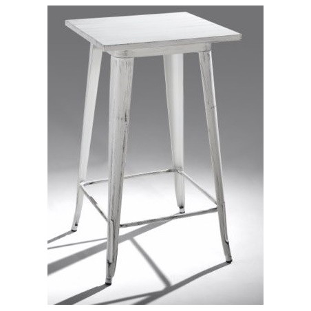 Mesa Alta Estilo Industrial Modelo Grappa - Varios Colores Mesa Alta Estilo Industrial Modelo Grappa - Varios Colores