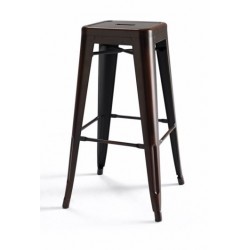 Taburete Alto Bar Industrial Modelo Cartago - Varios Acabados