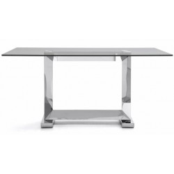 Mesa Comedor Estructura Cromada Modelo Kubic 200x100