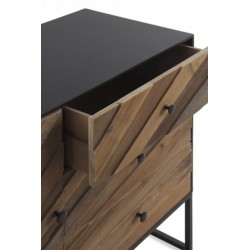 APARADOR 3 PUERTAS 3 CAJONES MODELO DISSET MADERA DE ACACIA 160x105