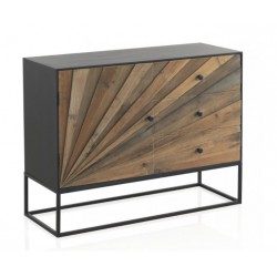 APARADOR 3 PUERTAS 3 CAJONES MODELO DISSET MADERA DE ACACIA 160x105