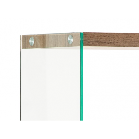 ESTANTERÍA SIDNEY SH-125 CRISTAL COLOR ROBLE