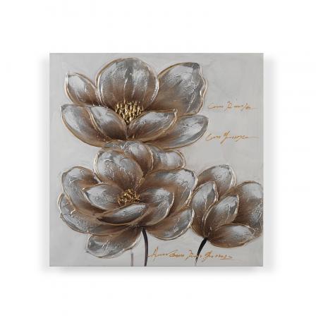 CUADRO FLORES 60x60CM - Imagen 1